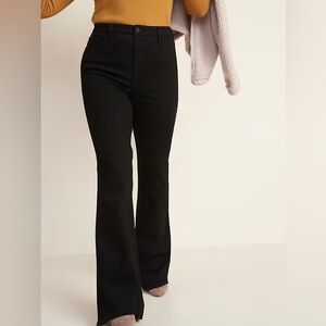 Old Navy NWT Extra High Rise Black Flare Jeans